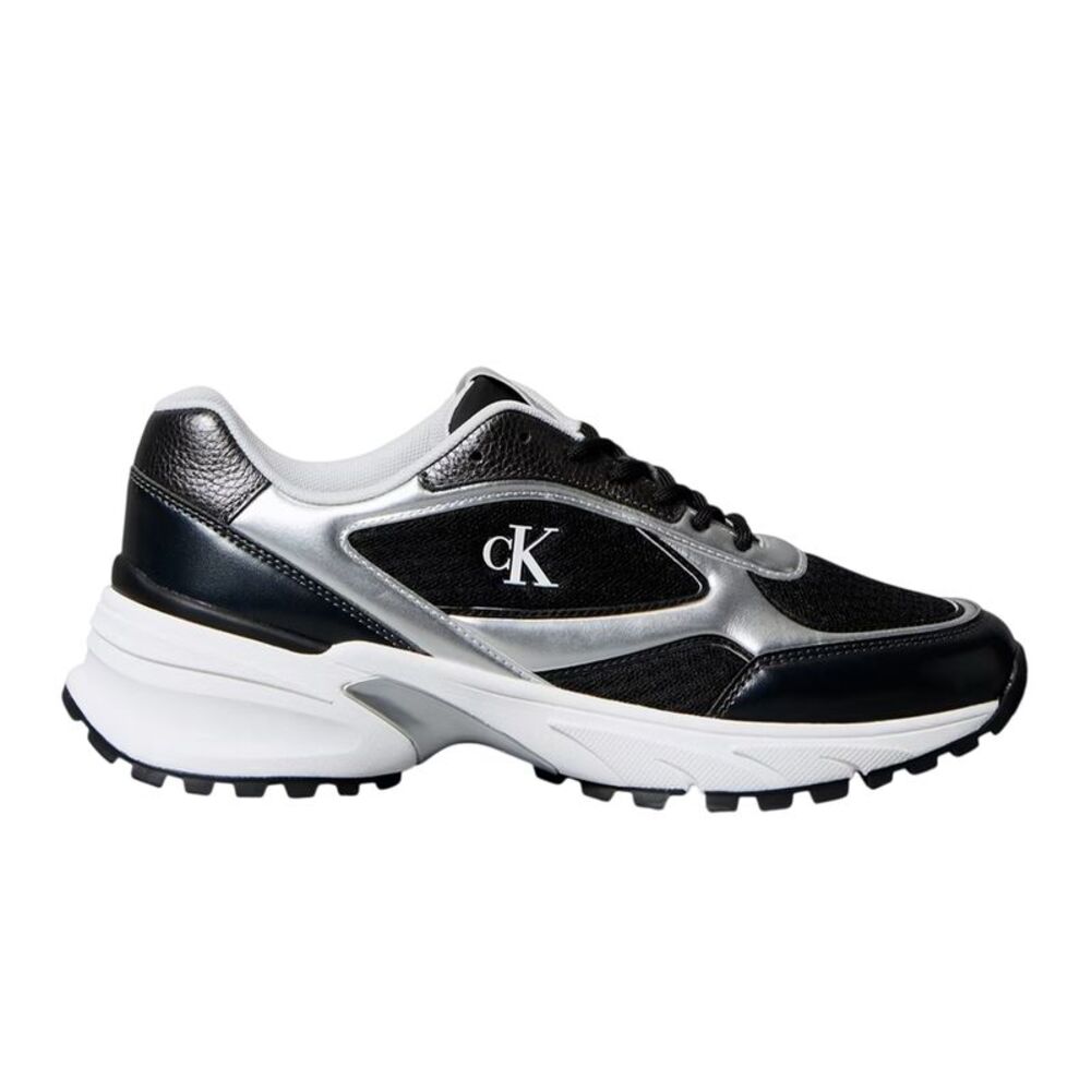 Calvin Klein Mens Hiking Shoes / Black/Silver